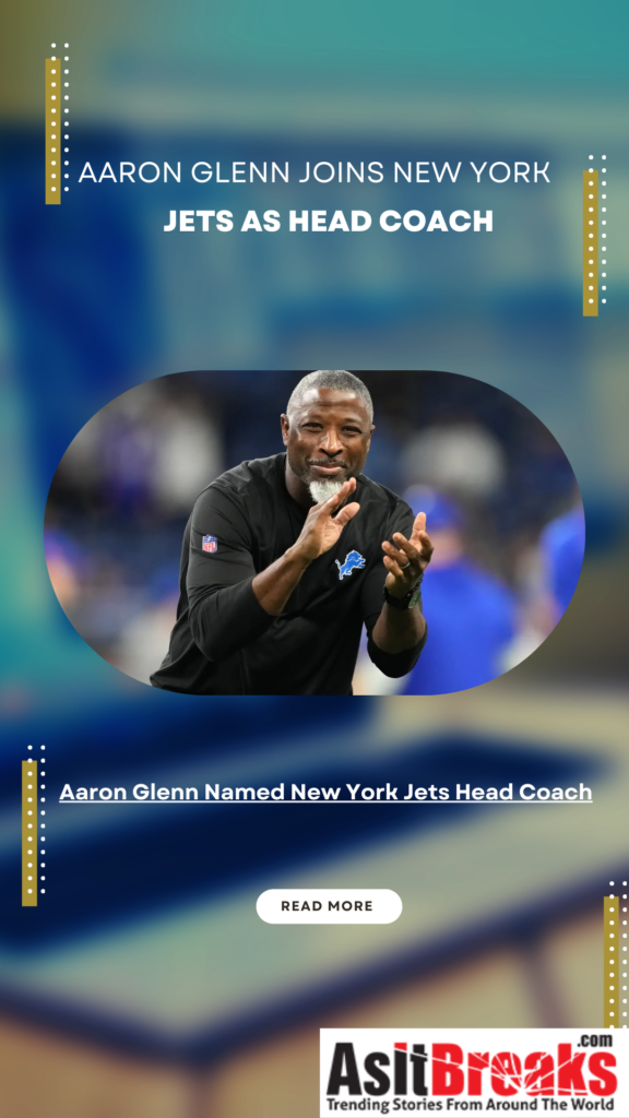 Aaron Glenn Named New York Jets Head Coach